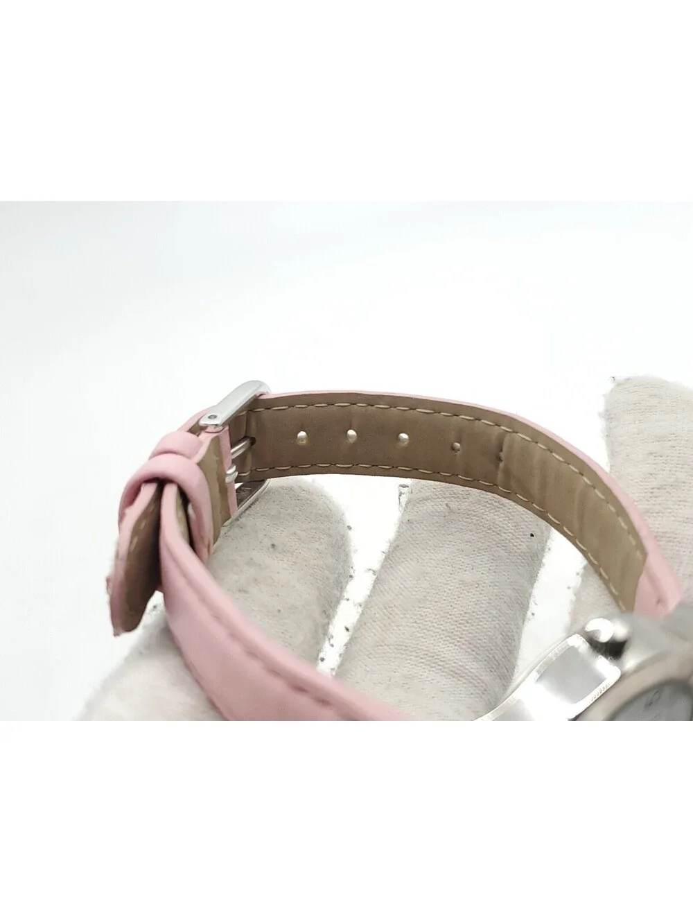 Timex Quartz Watch Women's New Battery Pink Band White Dial 23mm